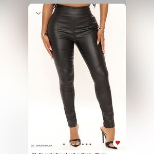 Faux Leather pants